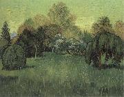 Vincent Van Gogh The Poet-s Garden china oil painting artist